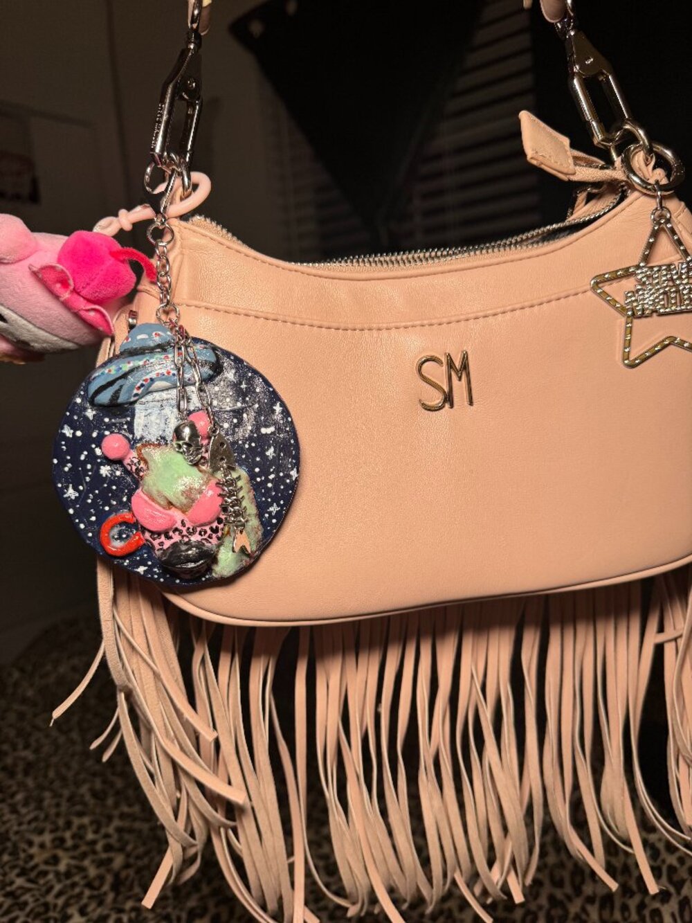 Cheetah Alien Key Chain